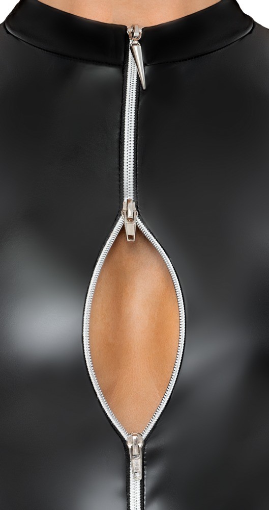 Body Pelle con Cerniera Taglia L - immagine 4