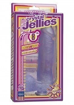 Dildo Crystal Jellies con testicoli Cock 8 '' - immagine 3