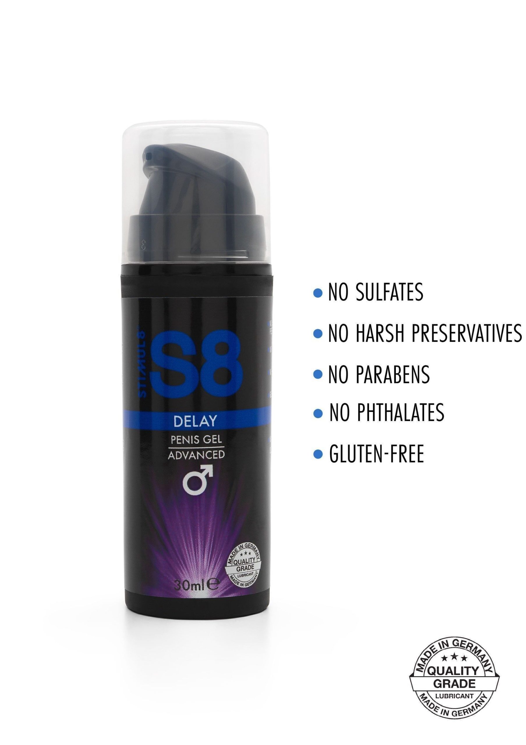 S8 Delay Penis Gel 30ml - immagine 3
